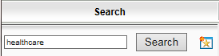Example of search panel for Help